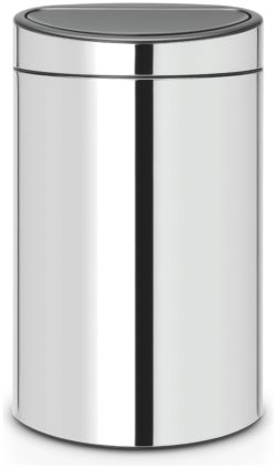 Brabantia Touch Top Recycling Bin - Brilliant Steel.